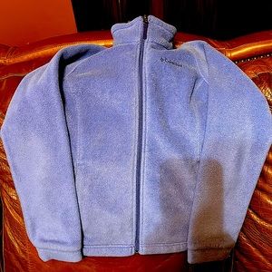 Kids M Columbia purple zip fleece